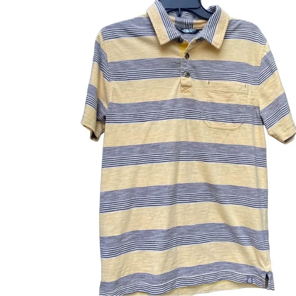 The North Face Men’s Short Sleeve Stripe Polo Shirt Size Medium